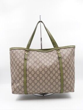 CN35 💟 GUCCI GG Supreme Monogram Nice Tote